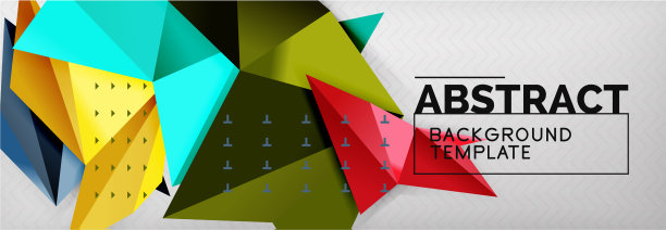 抽象背景飞行颜色几何图片下载