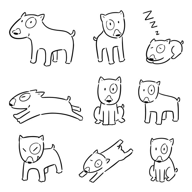 集犬斗牛梗图片下载