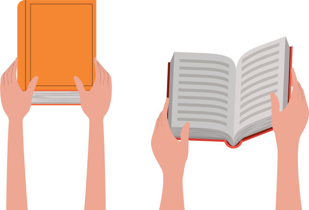 孤立的书籍和手工设计图片下载