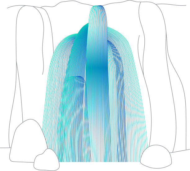瀑布级联图片下载