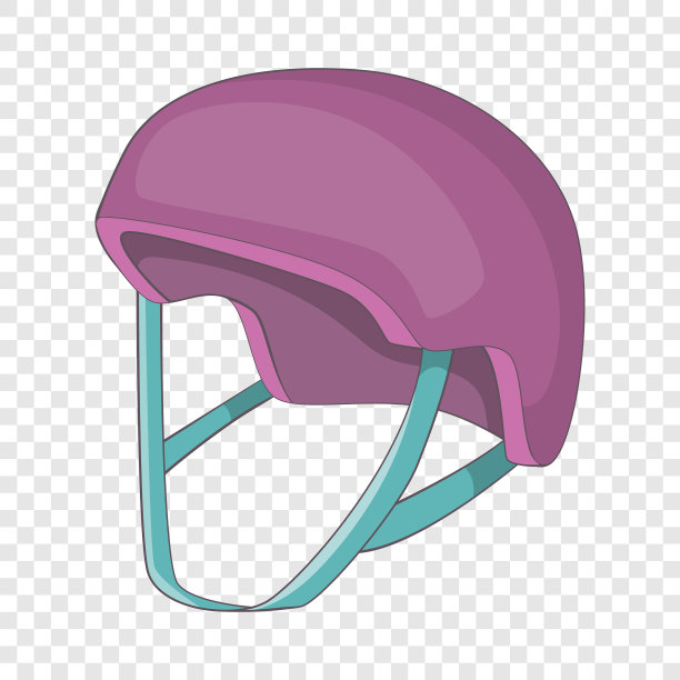 防护头盔图标卡通风格图片下载