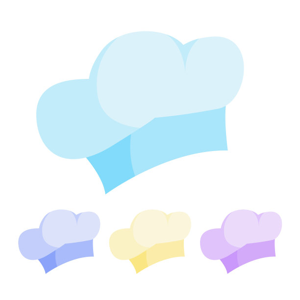 厨师帽白色厨师帽经典烹饪图片下载