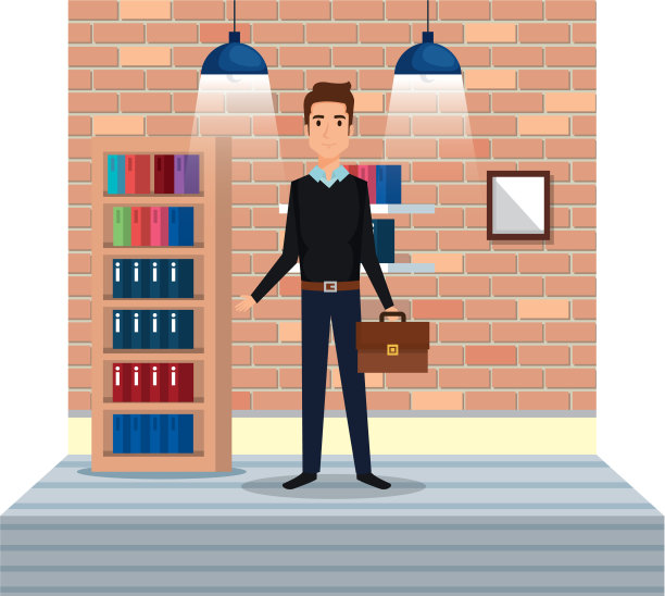 优雅的商人在家中图片下载