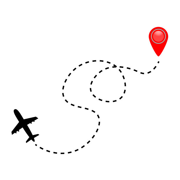 飞机线路径图片下载