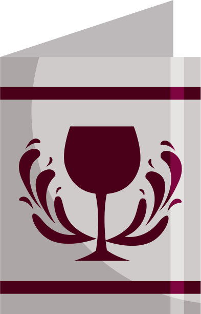 餐厅菜单、酒杯、饮料图片下载