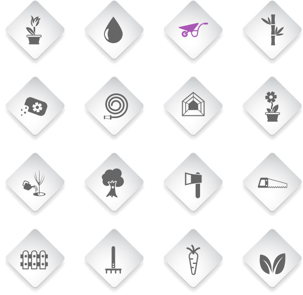 植物图标组图片下载