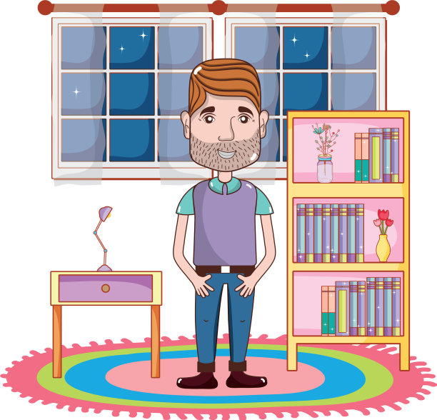 年轻人身体卡通图片下载