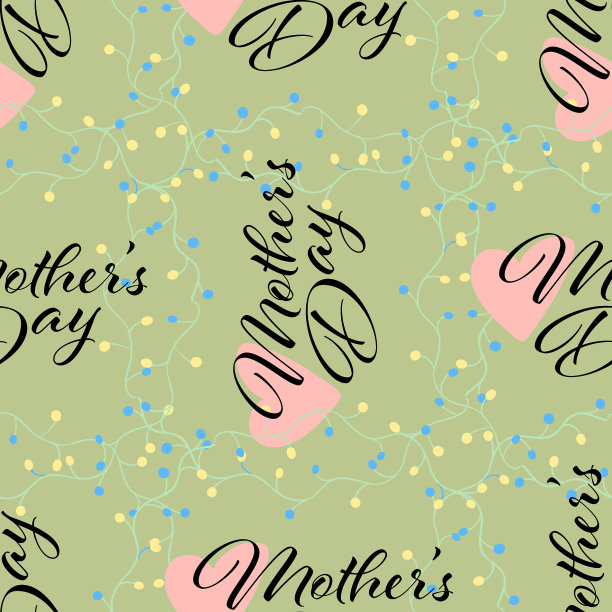母亲节快乐无缝模式图片下载