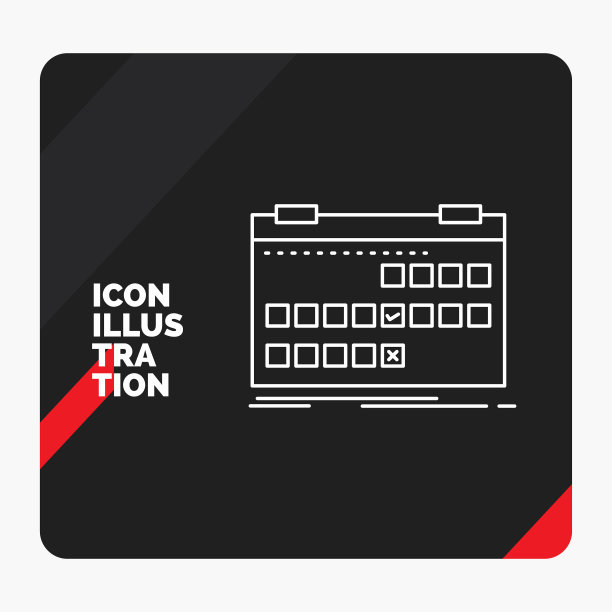 红色和黑色的创意展示背景图片下载