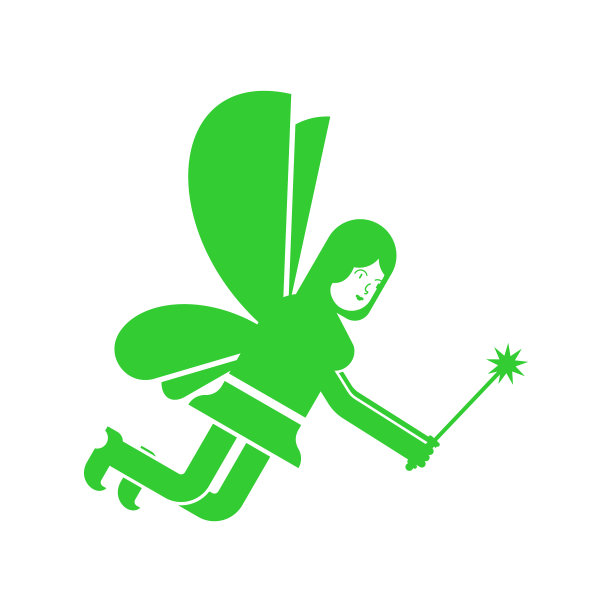 仙女孤立了神奇的小女人小生物图片下载