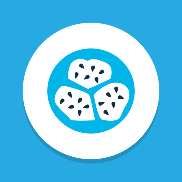 火参果图标彩色符号优质图片下载