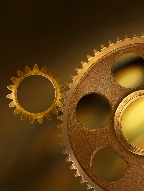 小齿轮沿着大齿轮滚动图片下载