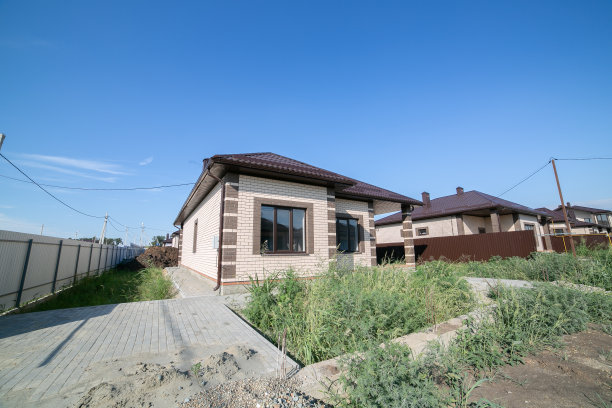 一层砖砌的新房子图片下载