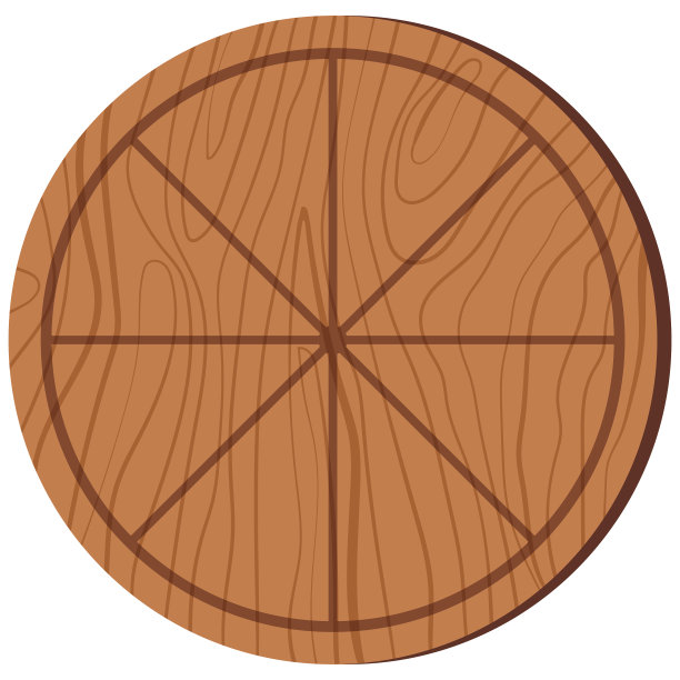 用木头切披萨图片下载