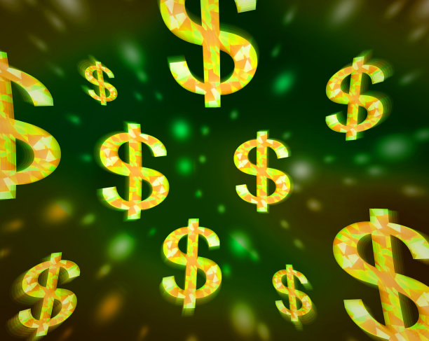 美元符号模式背景图片下载