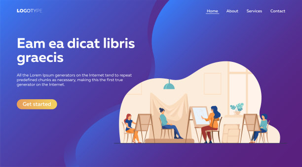 模特为艺术工作室摆姿势图片下载