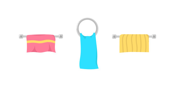 毛巾手巾。图片下载