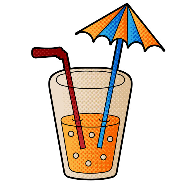 软饮矢量手绘设计图片下载