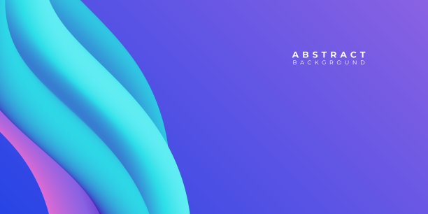 抽象流体紫色紫罗兰背景模板，抽象宽屏背景，紫色宽横幅背景矢量插图图片下载
