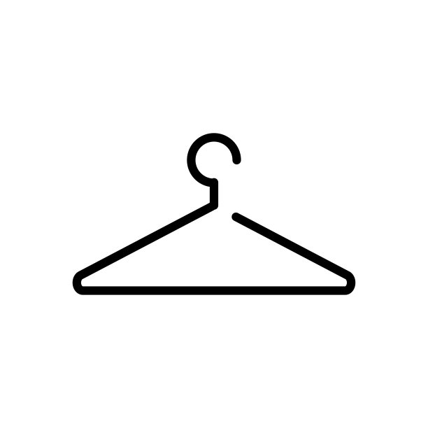 衣架图标平面矢量模板设计流行图片下载