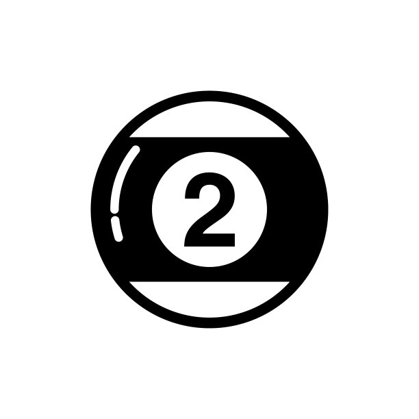 台球图标平面矢量模板设计流行图片下载