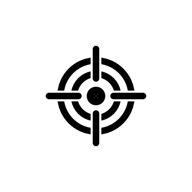 飞镖目标图标平面矢量模板设计流行图片下载