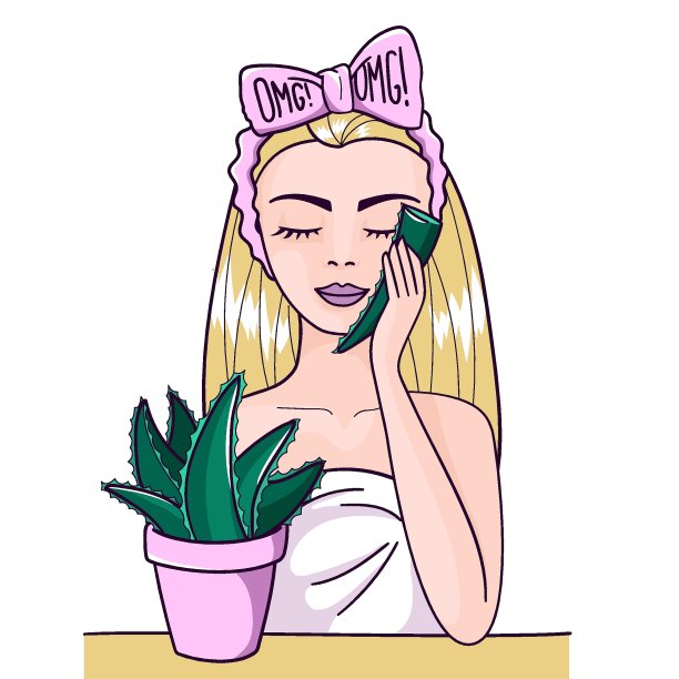 与芦荟护肤图片下载