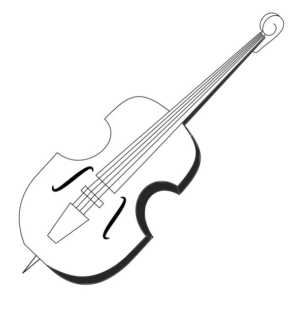 低音提琴插图图片下载