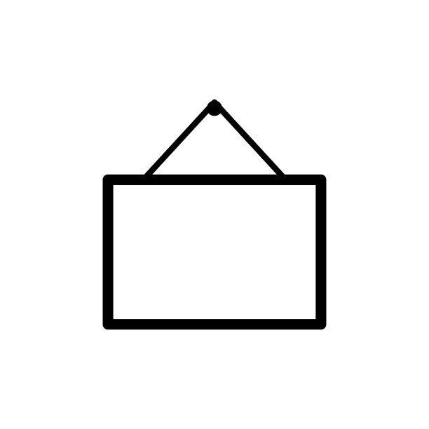 白板图标平面矢量模板设计流行图片下载