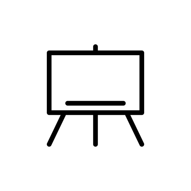 白板图标平面矢量模板设计流行图片下载