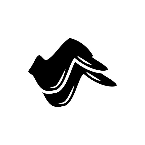 翼鸡图标平面矢量模板设计流行图片下载