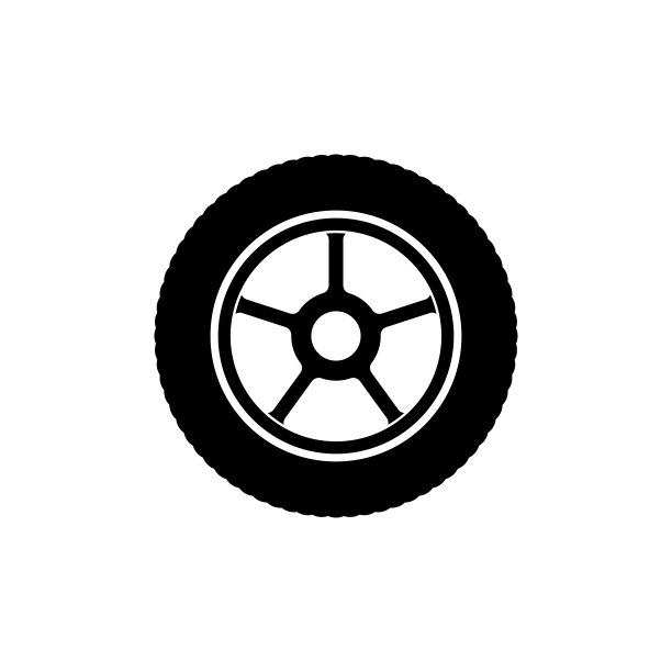 轮胎图标平面矢量模板设计流行图片下载