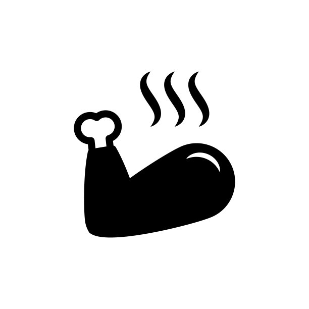 翼鸡图标平面矢量模板设计流行图片下载