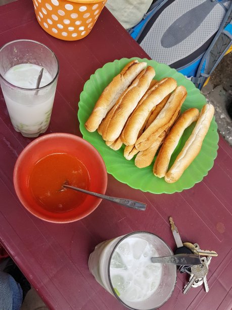 越南海防的辣味三明治图片下载