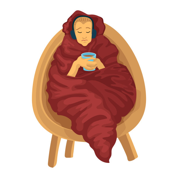 这个人生病了或者休息了，坐在椅子上图片下载