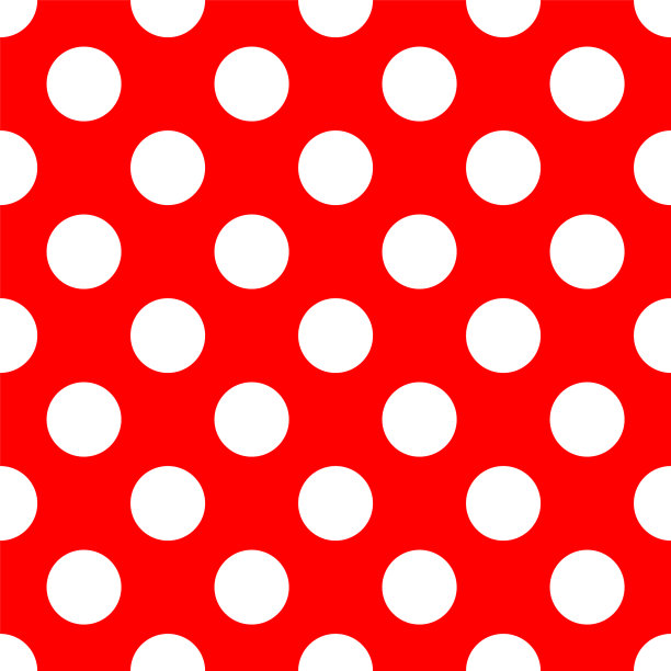复古无缝模式与小的白色圆点图片下载