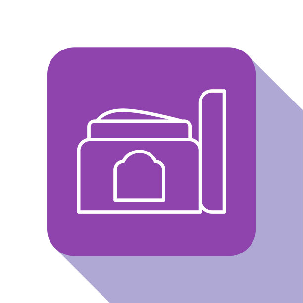 白色线霜或乳液化妆品管图标图片下载