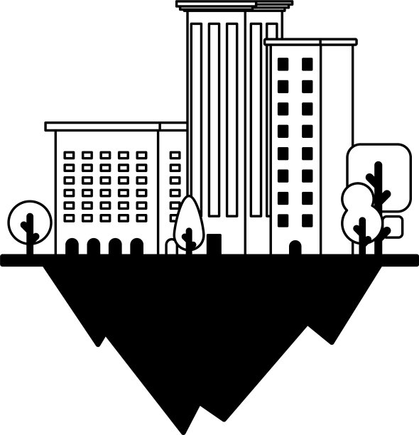 公寓、写字楼、城市景观图片下载