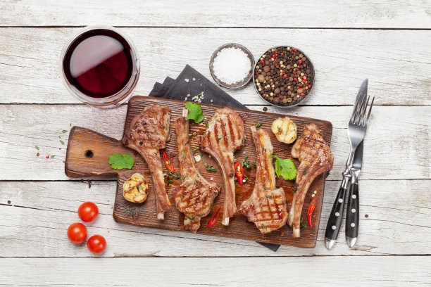 烤羊肋骨图片下载