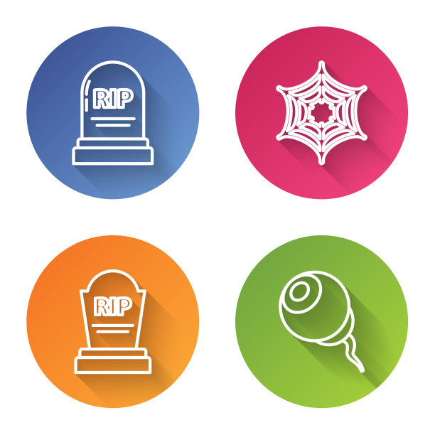 用撕裂的蜘蛛网设置线墓碑图片下载