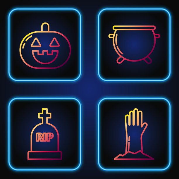 设定行僵尸手墓碑与rip南瓜图片下载