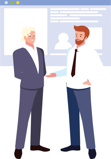 商人在办公室做演示图片下载