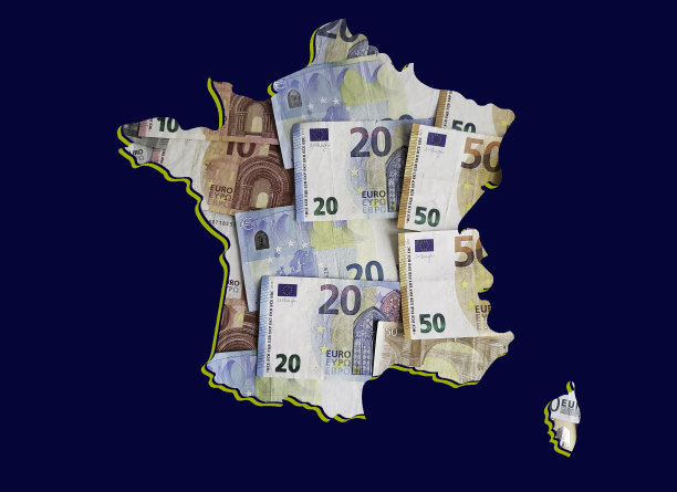 有法国商业、经济和金融背景图片下载