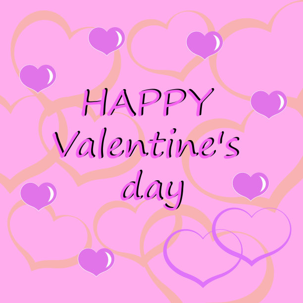 心形的情人节卡片图片下载