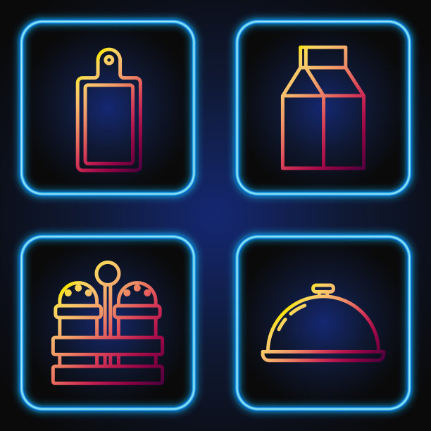 用托盘上的食物盐和固定线图片下载
