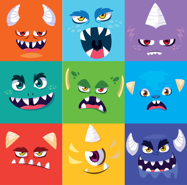 设置多彩的外星怪物图片下载