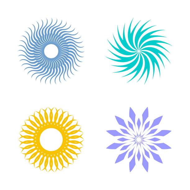 设计元素集。抽象的图标。图片下载