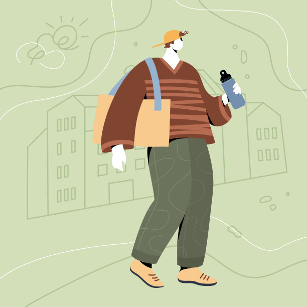 手拿水瓶的男人图片下载