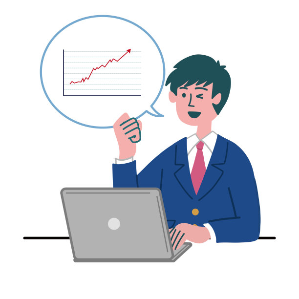 男学生手势图表增长图片下载