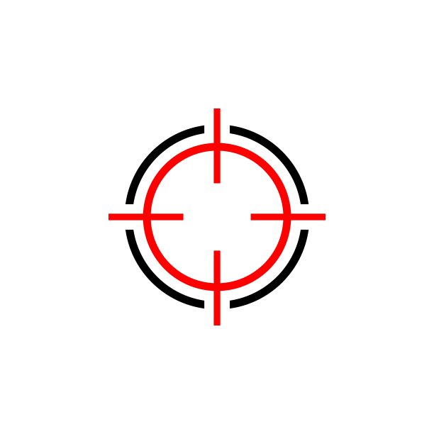 目标标志标志模板插图设计。向量EPS 10。图片下载